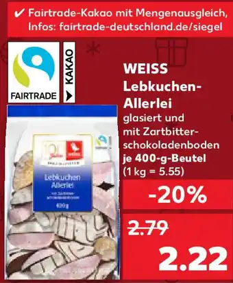Kaufland WEISS Lebkuchen Allerlei Angebot