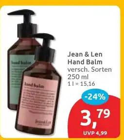 Budni Jean & Len Hand Balm Angebot