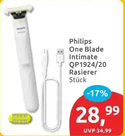 Budni Philips One Blade Intimate QP1924/20 Rasierer Angebot