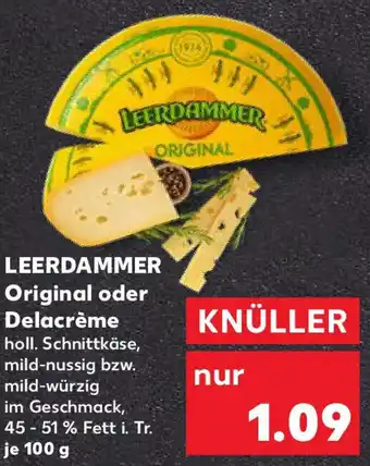 Kaufland LEERDAMMER Original oder Delacrème Angebot