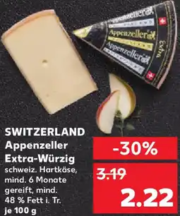 Kaufland SWITZERLAND Appenzeller Extra-Würzig Angebot