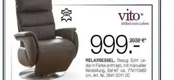 Möbel Heinrich Vito Relaxsessel Angebot