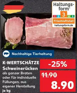 Kaufland K-WERTSCHÄTZE Schweinerücken Angebot