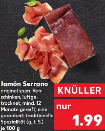 Kaufland Jamón Serrano Angebot