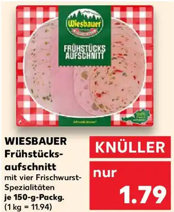 Kaufland WIESBAUER Frühstücksaufschnitt Angebot