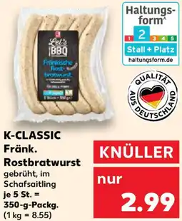 Kaufland K-CLASSIC Fränk. Rostbratwurst Angebot