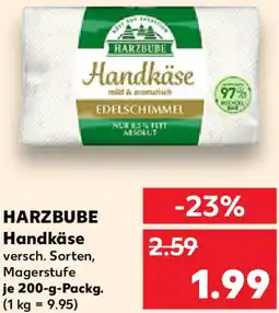 Kaufland HARZBUBE Handkäse Angebot