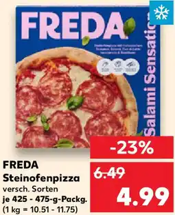 Kaufland FREDA Steinofenpizza Angebot