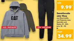 Kaufland CAT Sweathoodie oder Hose Angebot