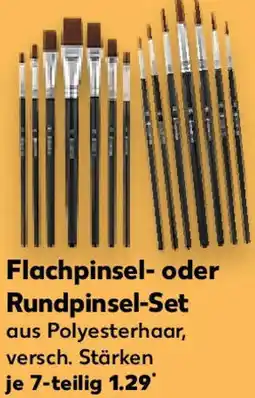 Kaufland TALENTUS Flachpinsel oder Rundpinsel-Set Angebot