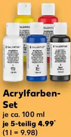 Kaufland TALENTUS Acrylfarben Set Angebot