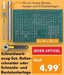 Kaufland Schneidwerkzeug-Set, Rollenschneider oder Schneide- und Bastelunterlage Angebot