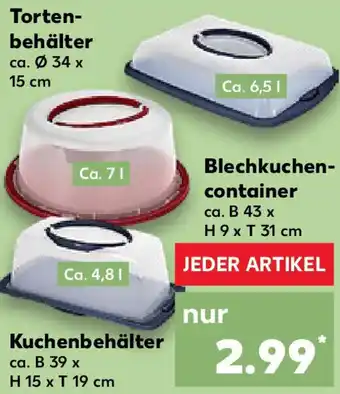 Kaufland Kuchenbehälter Angebot