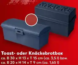 Kaufland Toast- oder Knäckebrotbox Angebot