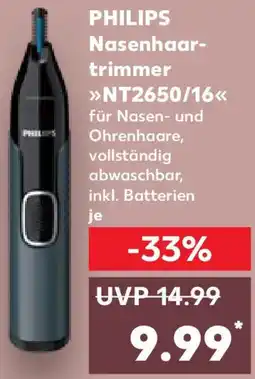 Kaufland PHILIPS Nasenhaartrimmer NT2650/16 Angebot