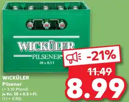 Kaufland WICKÜLER Pilsener Angebot