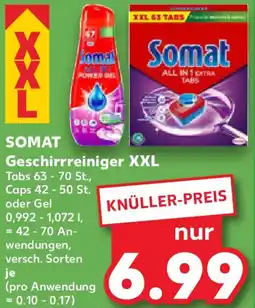 Kaufland SOMAT Geschirrreiniger XXL Angebot