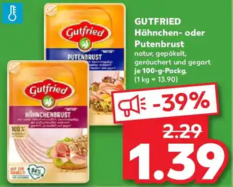 Kaufland GUTFRIED Hähnchen- oder Putenbrust Angebot