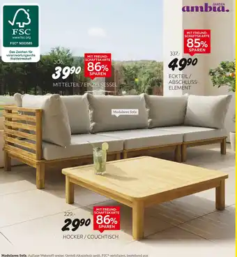 XXXLutz Ambia garden 2x eckteil / abschlusselement Angebot