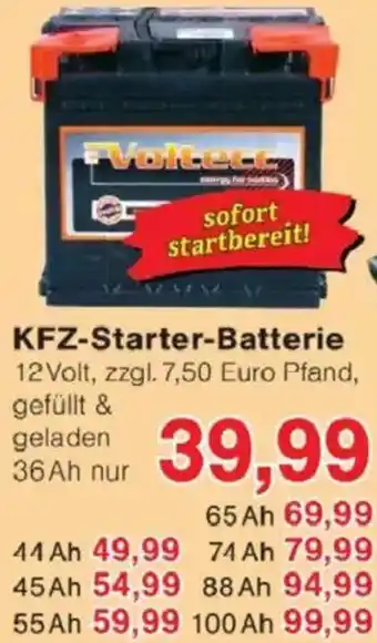 Jawoll KFZ-Starter-Batterie Angebot