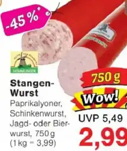 Jawoll Stangen- Wurst Angebot