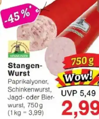 Jawoll Stangen- Wurst Angebot