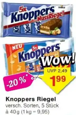 Jawoll Knoppers Riegel Angebot