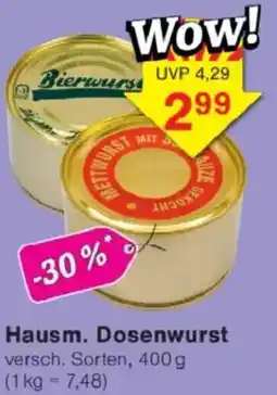 Jawoll Hausm. Dosenwurst Angebot