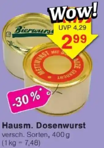 Jawoll Hausm. Dosenwurst Angebot