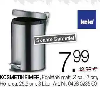 Möbel Heinrich Kela Kosmetikeimer Angebot