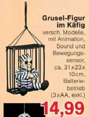 Jawoll Grusel-Figur im Käfig Angebot
