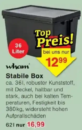 Jawoll wham Stabile Box Angebot