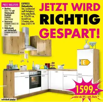 Möbel Boss EXPRESS Einbauküche Angebot