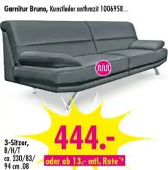 Möbel Boss Garnitur Bruno, 3-Sitzer Angebot