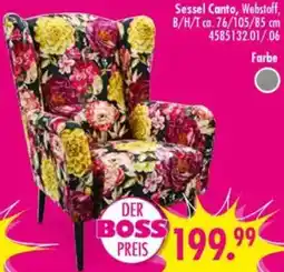 Möbel Boss Sessel Canto Angebot