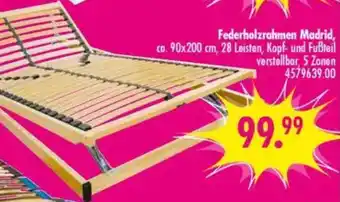 Möbel Boss Federholzrahmen Madrid Angebot