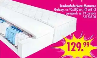 Möbel Boss Taschenfederkern-Matratze Galaxy Angebot