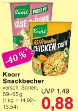 Jawoll Knorr Snackbecher Angebot