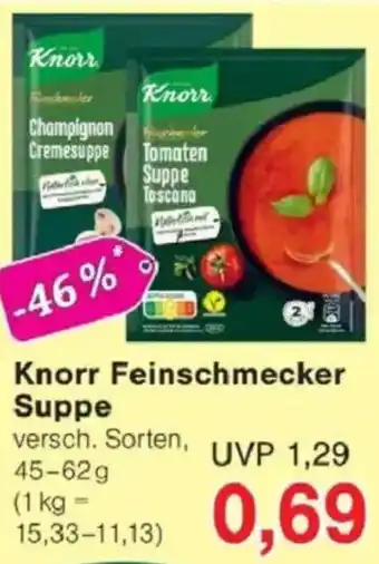Jawoll Knorr Feinschmecker Suppe Angebot
