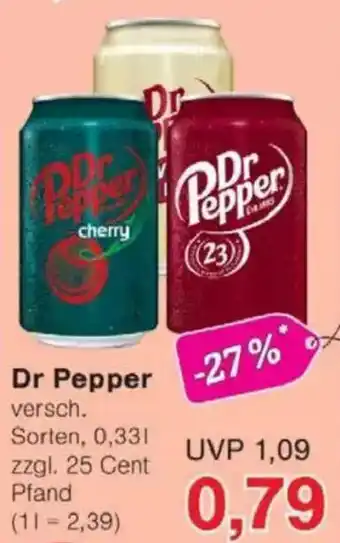 Jawoll Dr pepper Angebot