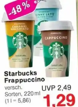 Jawoll Starbucks Frappuccino Angebot