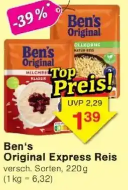 Jawoll Ben's Original Express Reis Angebot