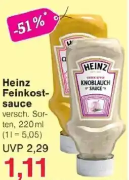 Jawoll Heinz Feinkost- sauce Angebot
