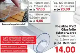 Jawoll Flexible PVC Glasfolie (Meterware) Angebot