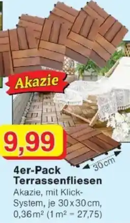 Jawoll 4er-Pack Terrassenfliesen Angebot