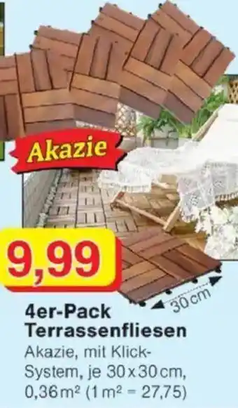 Jawoll 4er-Pack Terrassenfliesen Angebot