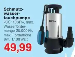 Jawoll Schmutz- wasser- tauchpumpe Gude Angebot