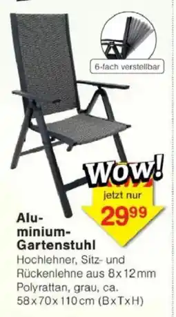Jawoll Alu- minium- Gartenstuhl Angebot