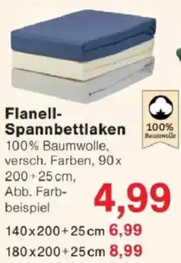 Jawoll Flanell- Spannbettlaken Angebot