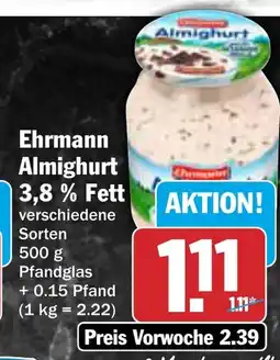 AEZ Ehrmann Almighurt 3,8% Fett Angebot